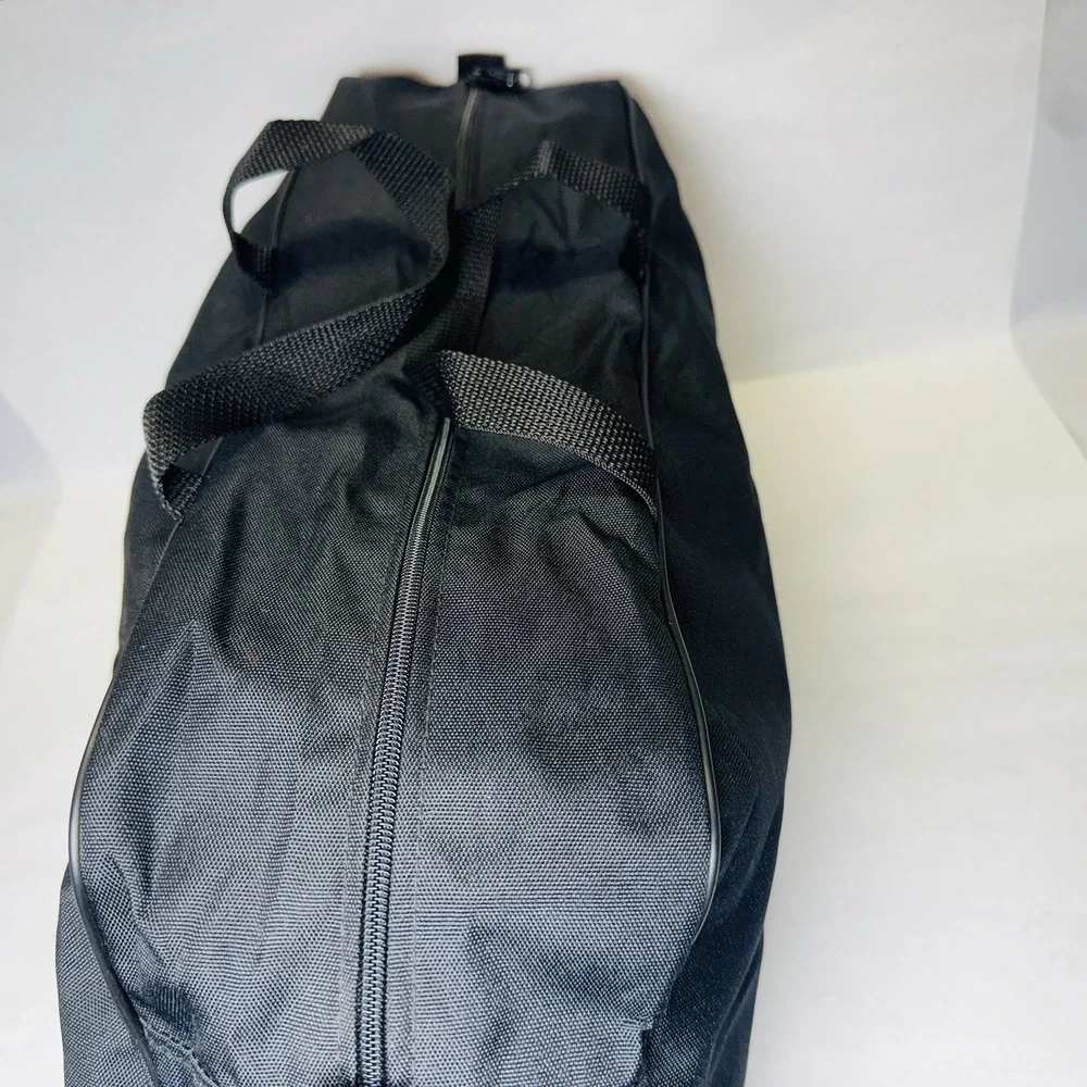 Harley-Davidson Angled Touring Bag Black Soft Motorcycle Luggage Zipper Canvas